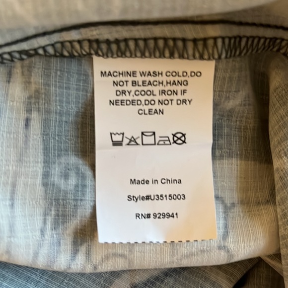 Simple Suzanne Betro grey duster with birds size Xl - Picture 7 of 8